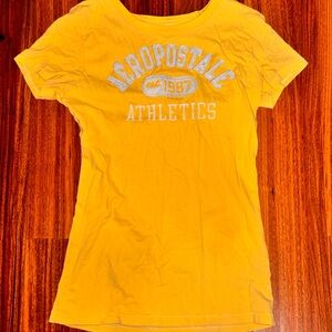 Aeropostale Mustard Graphic Tee